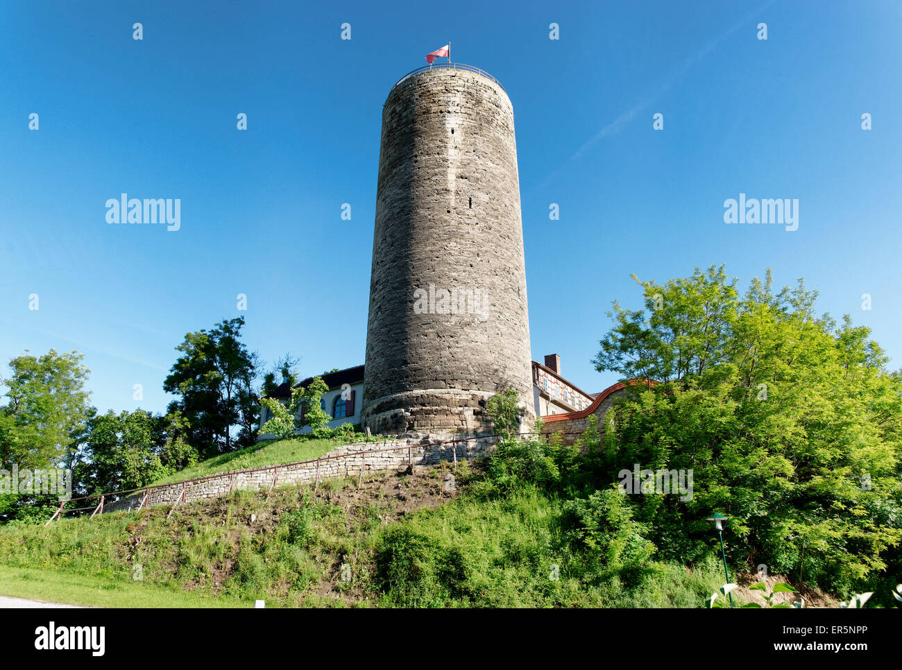 Camburg castillo, Camburg, Saale-Holzland-Kreis, Turingia, Alemania Foto de stock