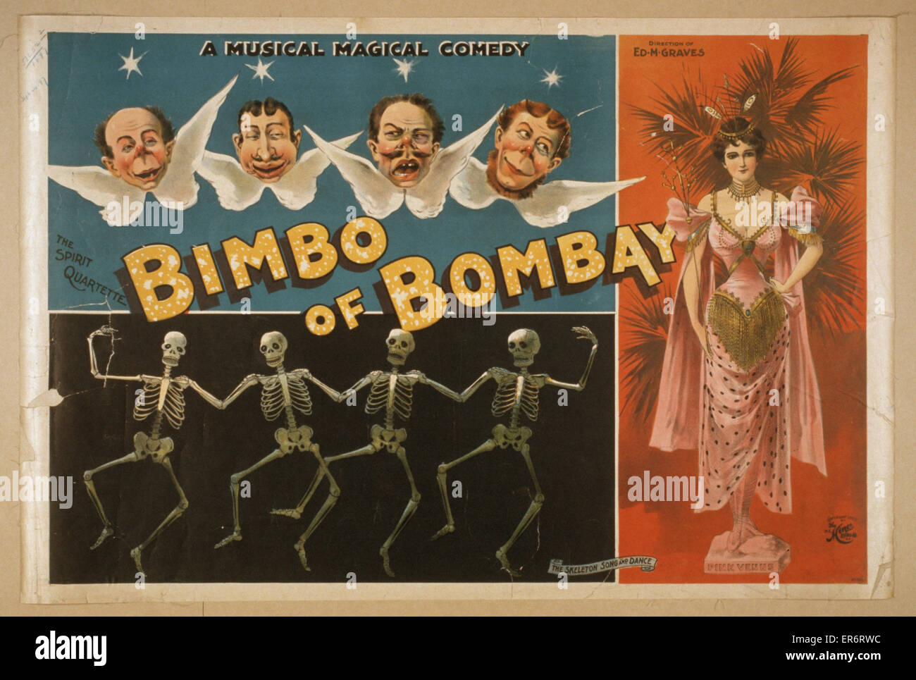 Una mágica comedia musical, Bimbo de Bombay Foto de stock