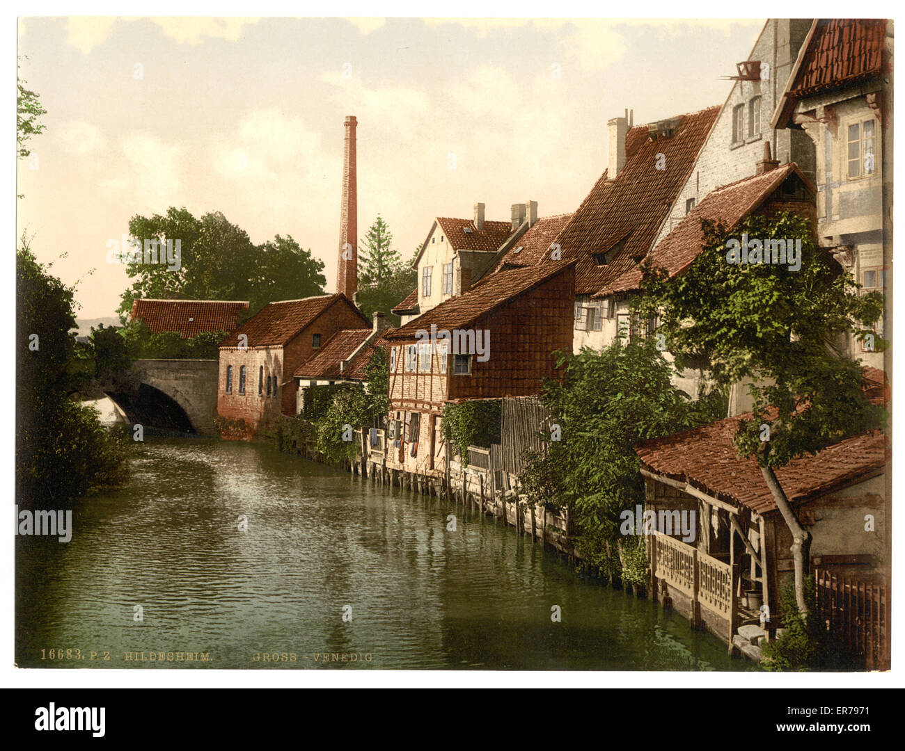 Der Gross Venedig, Hildesheim, Hanover, Alemania Foto de stock