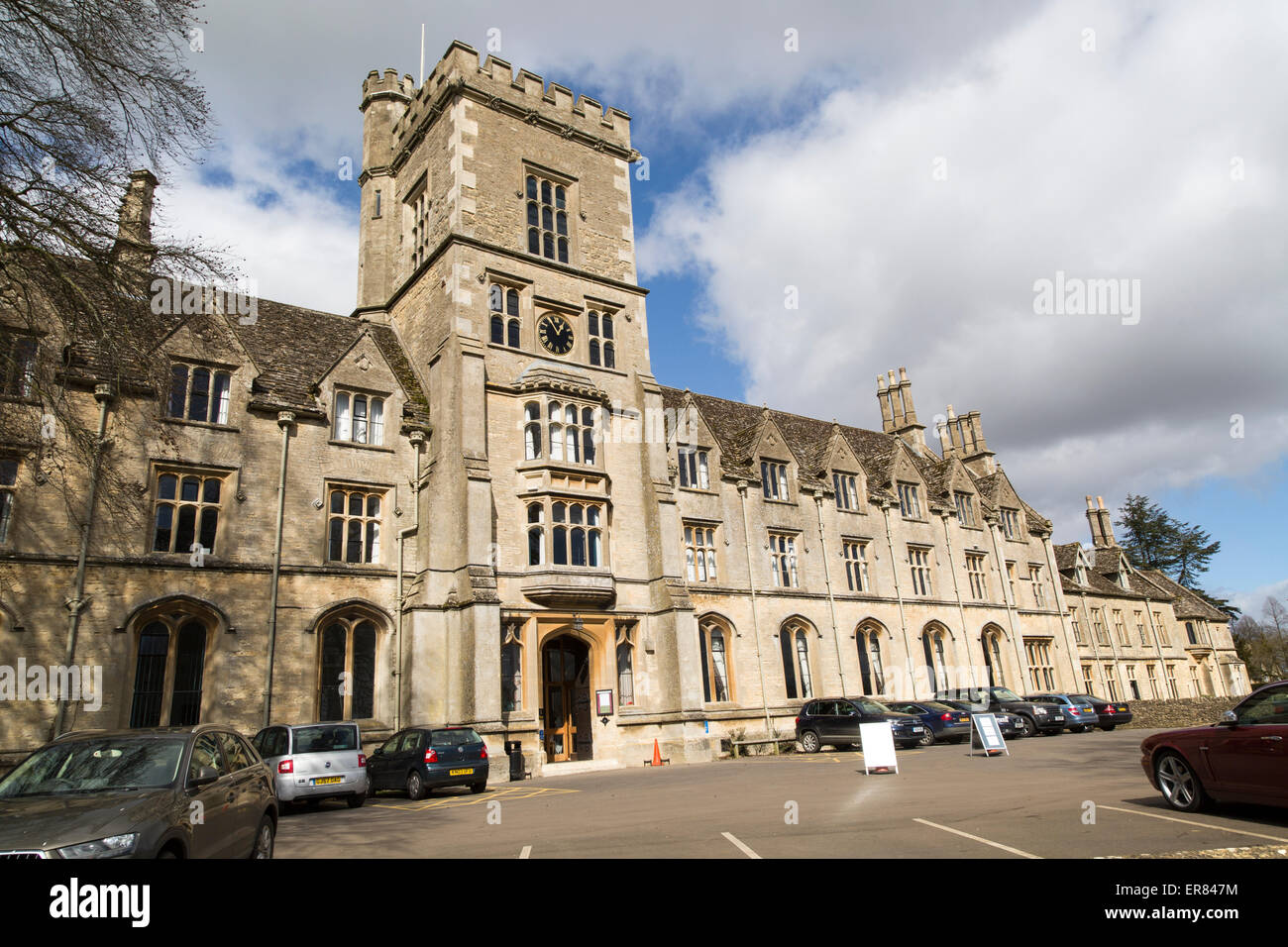 Royal Agricultural University College, Cirencester, Gloucestershire, Inglaterra, Reino Unido. Foto de stock
