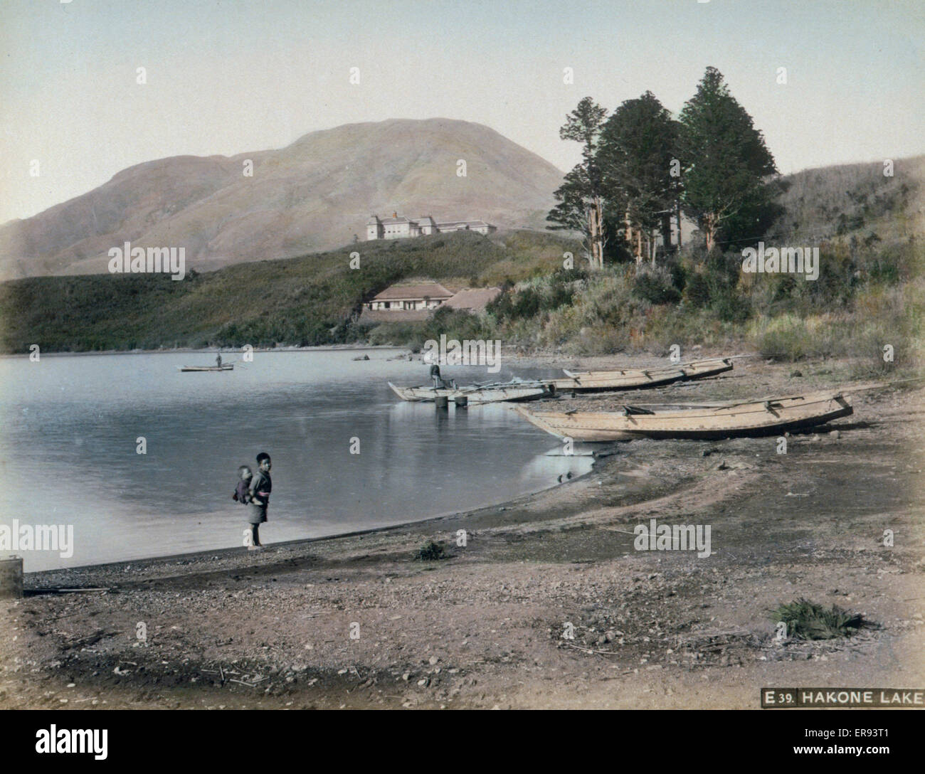Lago Hakone Foto de stock