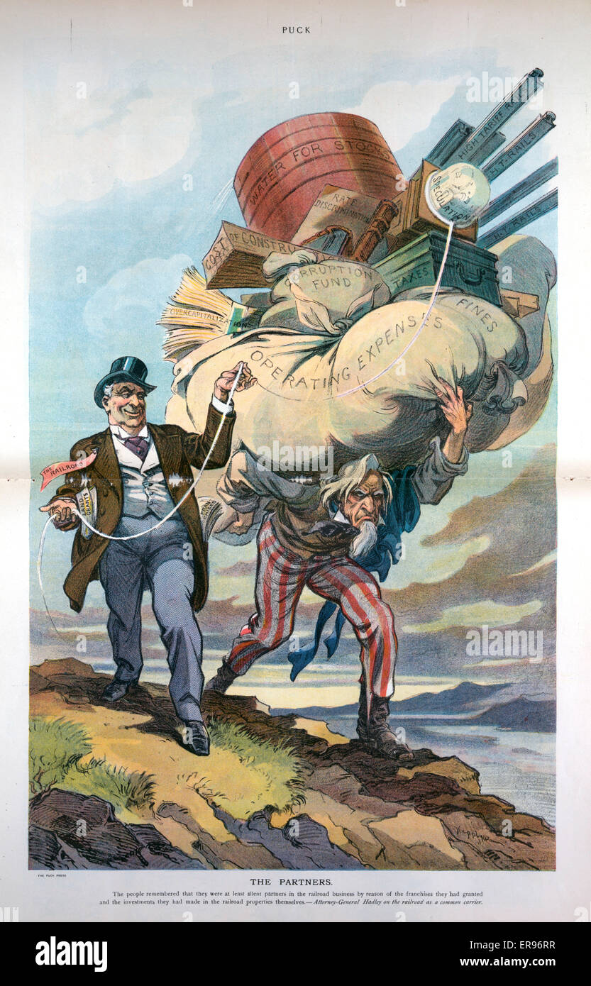 Los socios. La ilustración muestra un hombre etiquetado el Los socios. La ilustración muestra un hombre etiquetado el