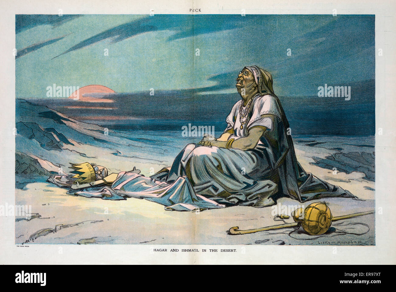 Agar E Ismael En El Desierto Fotograf a De Stock Alamy