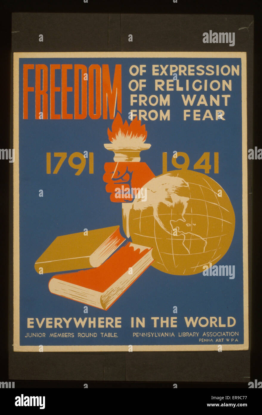 Cartel de cuatro libertades fotografías e imágenes de alta resolución