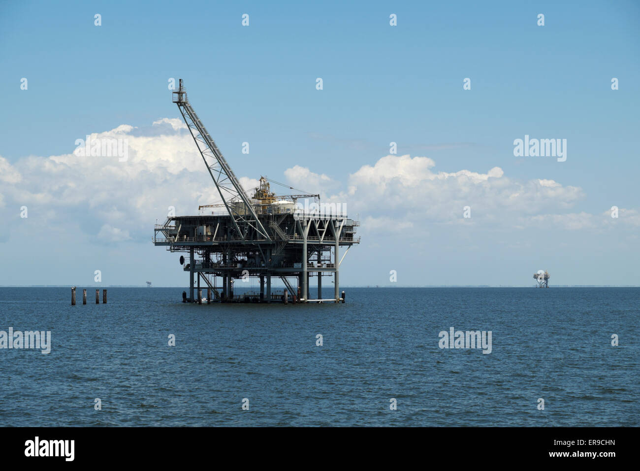 ExxonMobil plataforma de gas natural en la bahía de Mobile, Alabama