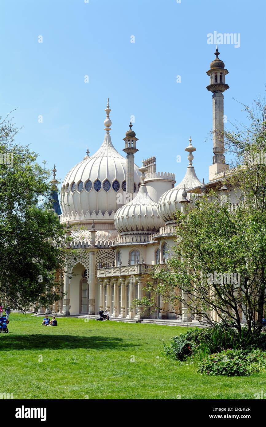 Royal Pavilion, Brighton Sussex Foto de stock
