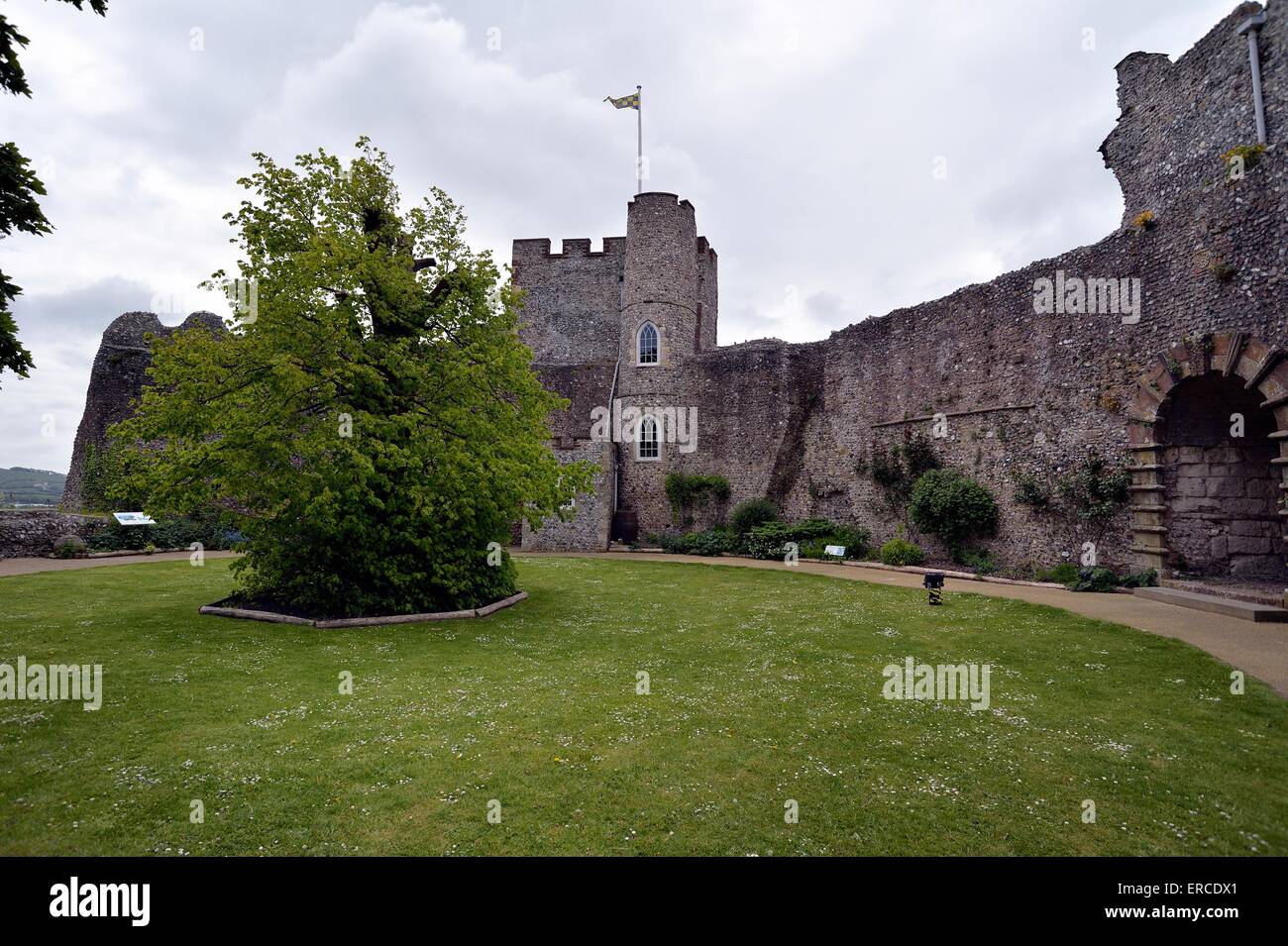 Castillo de Lewes Foto de stock