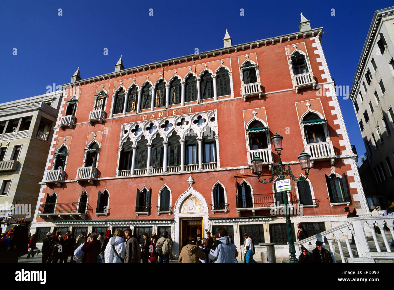 Italia, Venecia, Danieli hotel de 5 estrellas Foto de stock