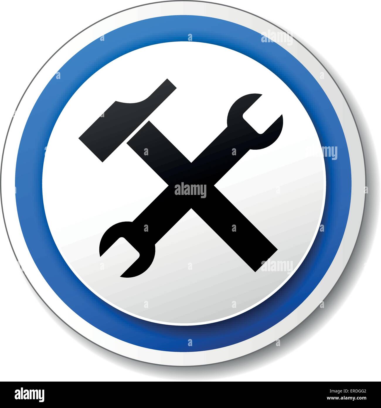 Icono de herramientas azul fotografías e imágenes de alta resolución - Alamy