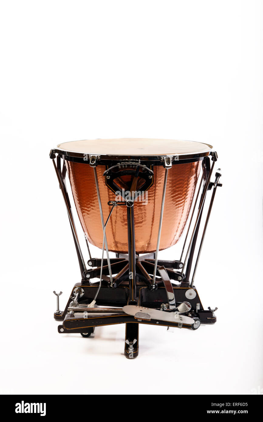 Los timbales de estilo Dresden por Ludwig, con piel natural, o cabeza