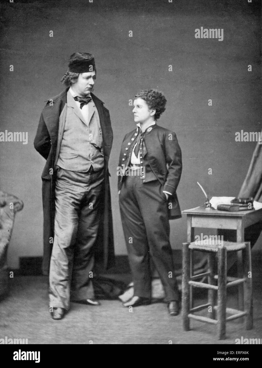 Toto chez Tata - play escrito por Henry Meilhac y Ludovic Halevy. Estreno el 23 de agosto de 1873 en el Teatro de Varietés, París. Foto de stock