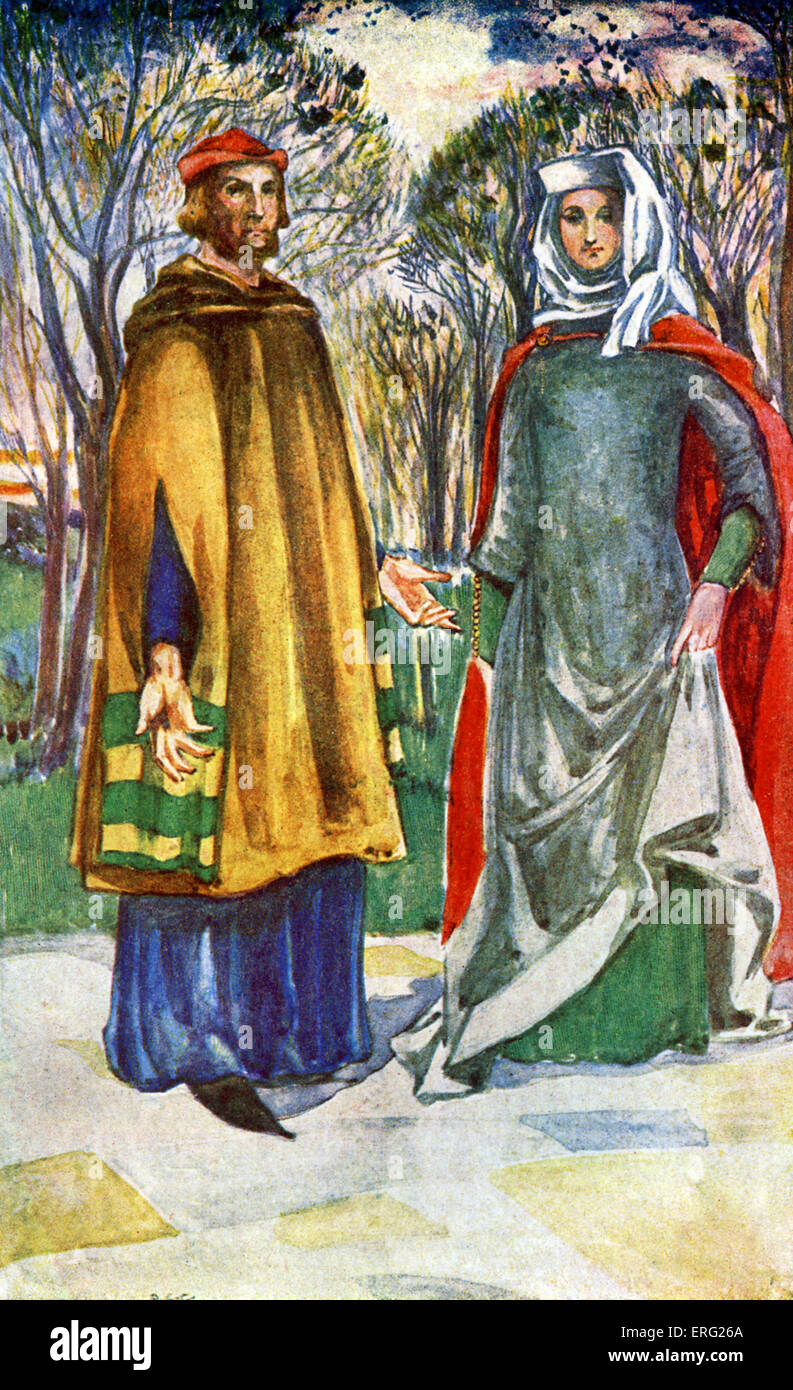 Mujer Y Hombre Hermosos De Los Pares En Ropa Medieval Imagen de archivo -  Imagen de nostalgia, viejo: 58889153