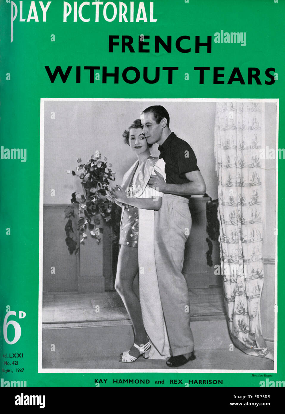 "Franceses sin lágrimas' por Terence Rattigan, con Kay Hammond y Rex Harrison, en el criterio Theatre, Londres, agosto de 1937. Foto de stock