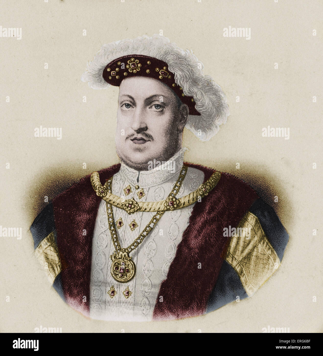 Henry VIII. Rey de Inglaterra 1491-1547 Foto de stock