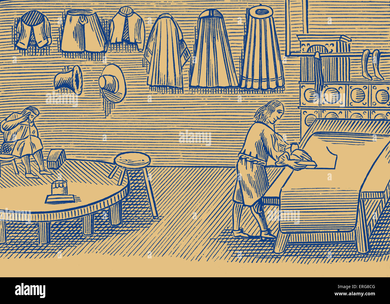 Sastre, tomado de una edición en inglés de 1659 de Juan Amos Comenio