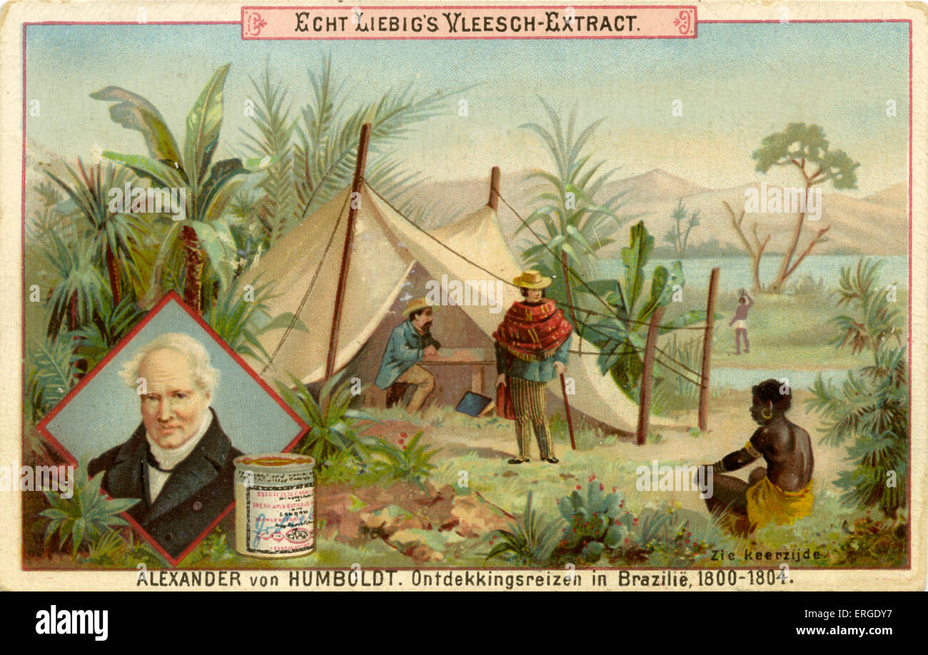 Alexander von Humboldt 's expedición discovery en Brasil, 1800 1804