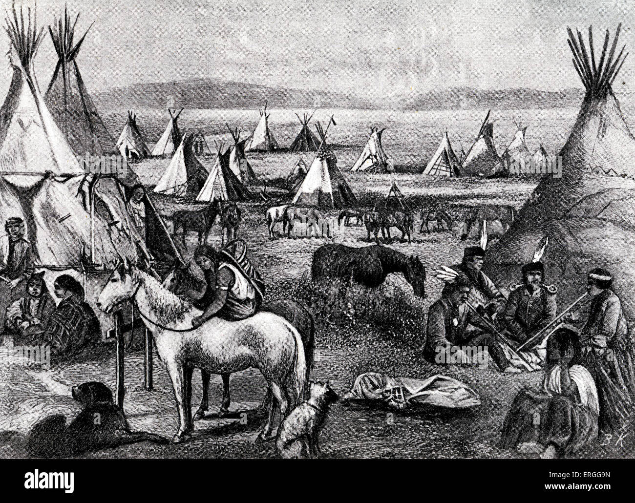 Los Indios Navajo específicamente "Parushapats' acamparon en las