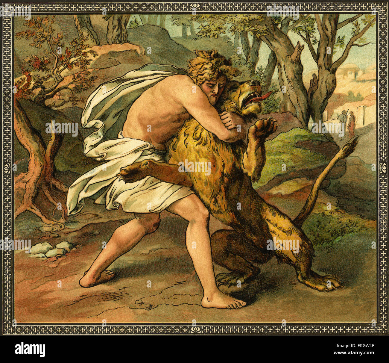 Samson matando al león fotografías e imágenes de alta resolución Alamy