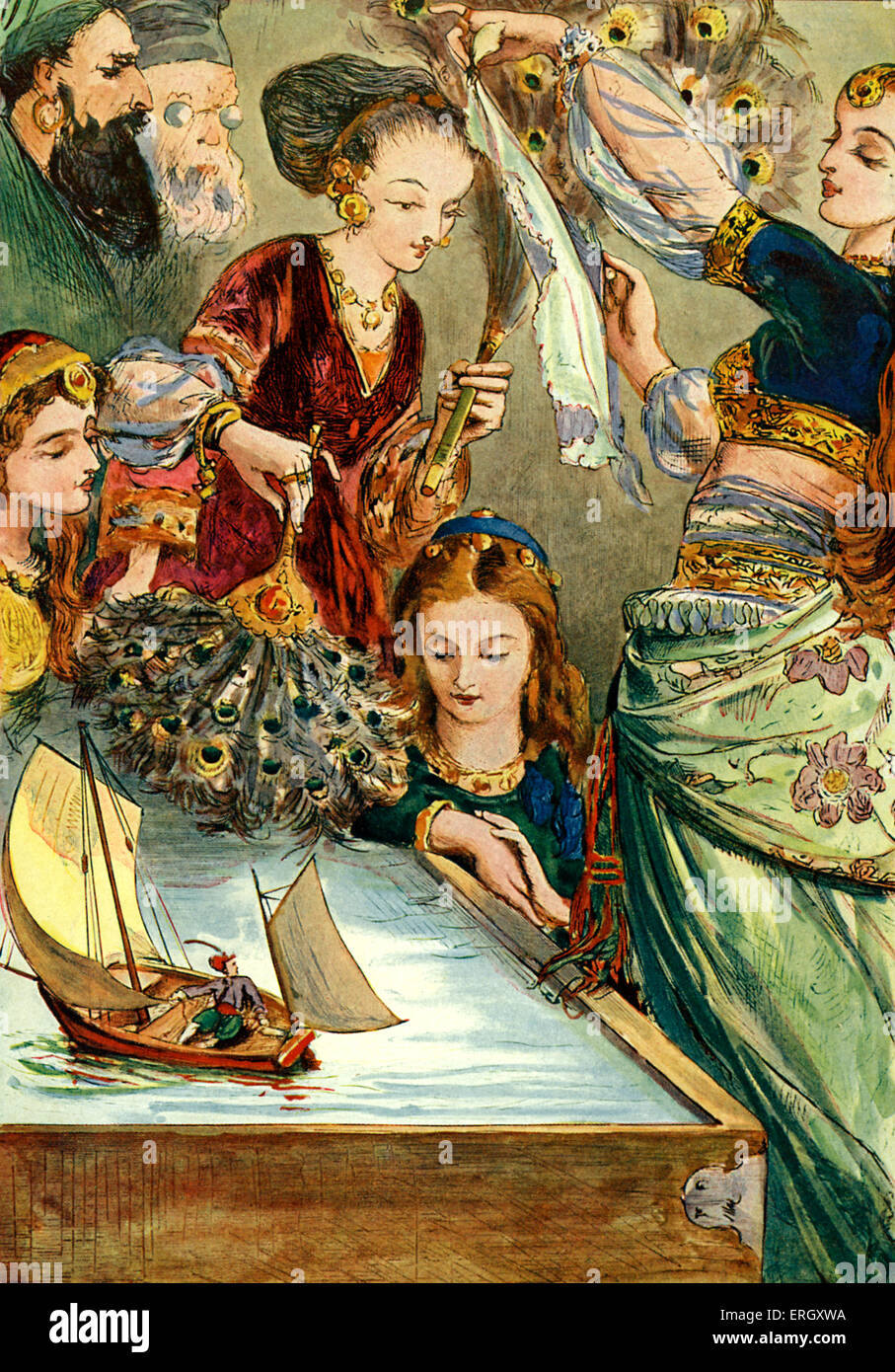 El rey de brobdingnag y gulliver fotografías e imágenes de alta