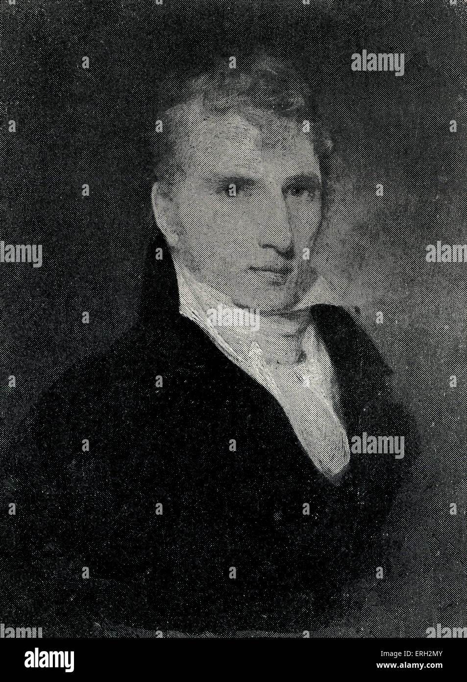 John Allan Poe padre adoptivo de Edgar Allan Poe. EP American autor