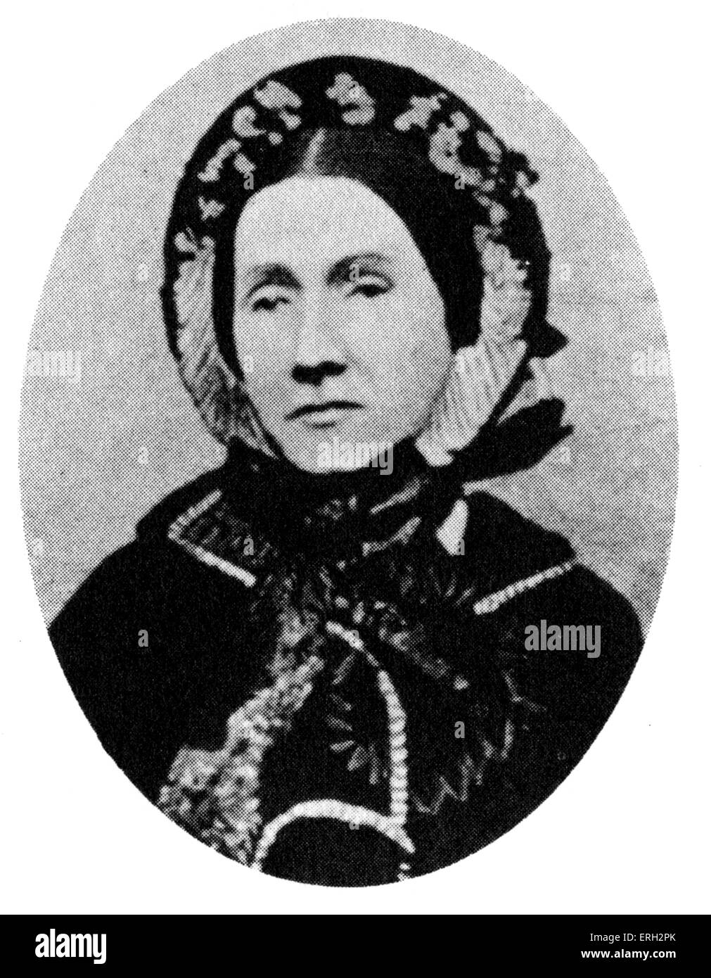 Julia Ward Howe, abolicionista estadounidense y poeta. 27 de mayo de1819 - 17 de octubre de 1910. Foto de stock