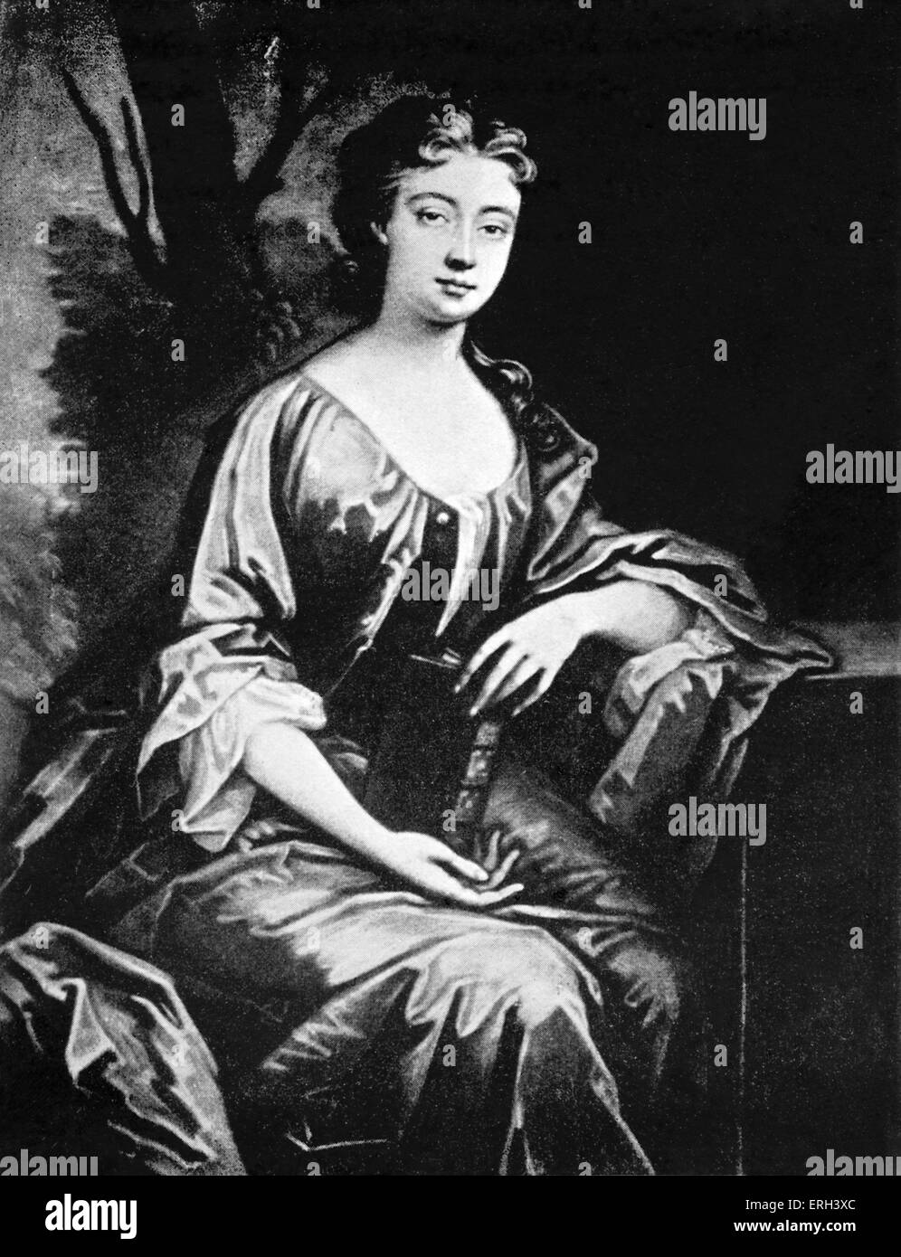 Anne Oldfield - retrato de la actriz inglesa, 1683-1730. Apareció en el elenco de Henry Fielding del primer juego, ' Amor en Foto de stock
