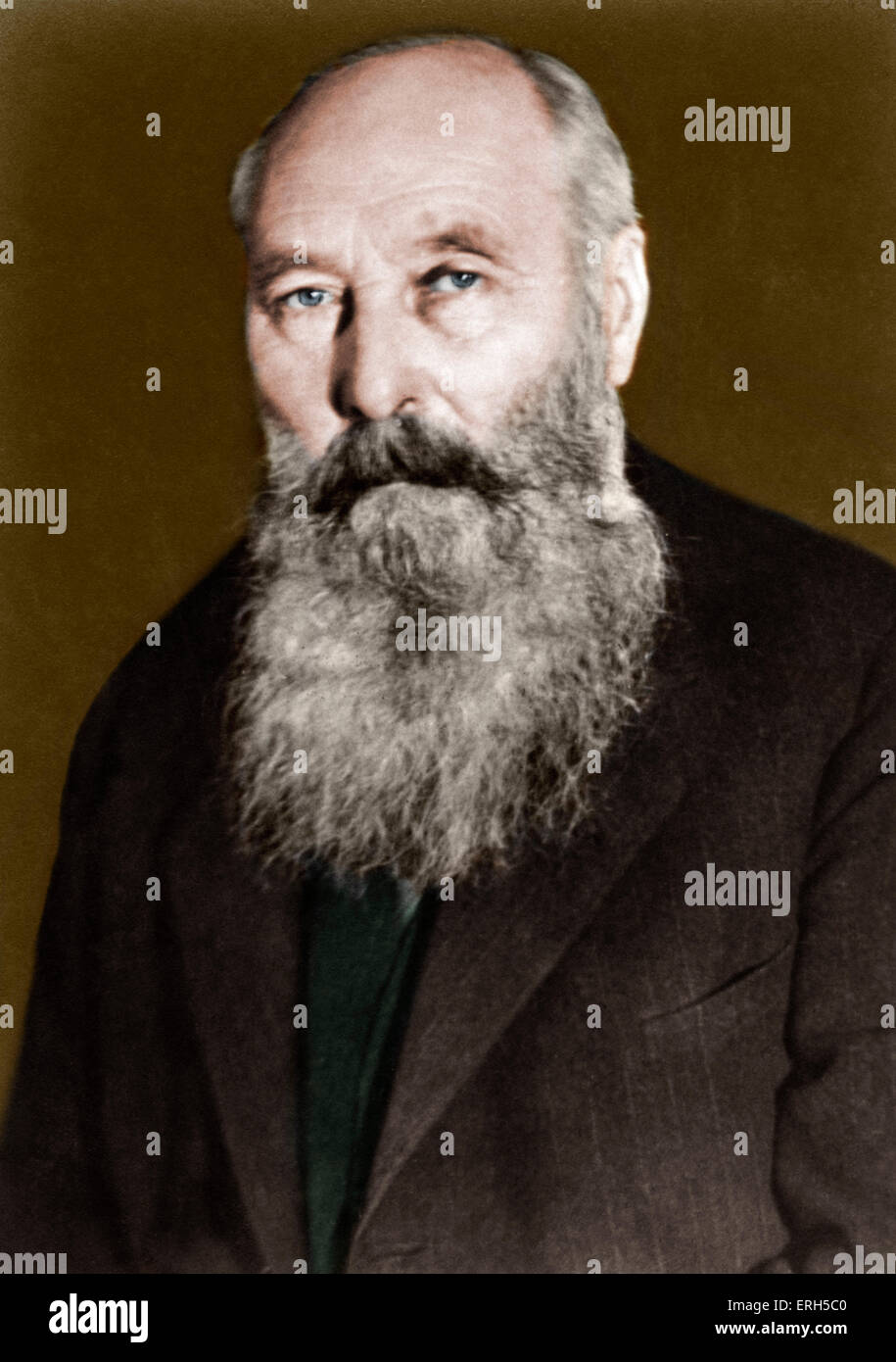 Guy ROPARTZ - retrato del escritor francés, compositor y director de orquesta. El 15 de junio de 1864 - 22 de noviembre de 1955. Colourised versión. Foto de stock