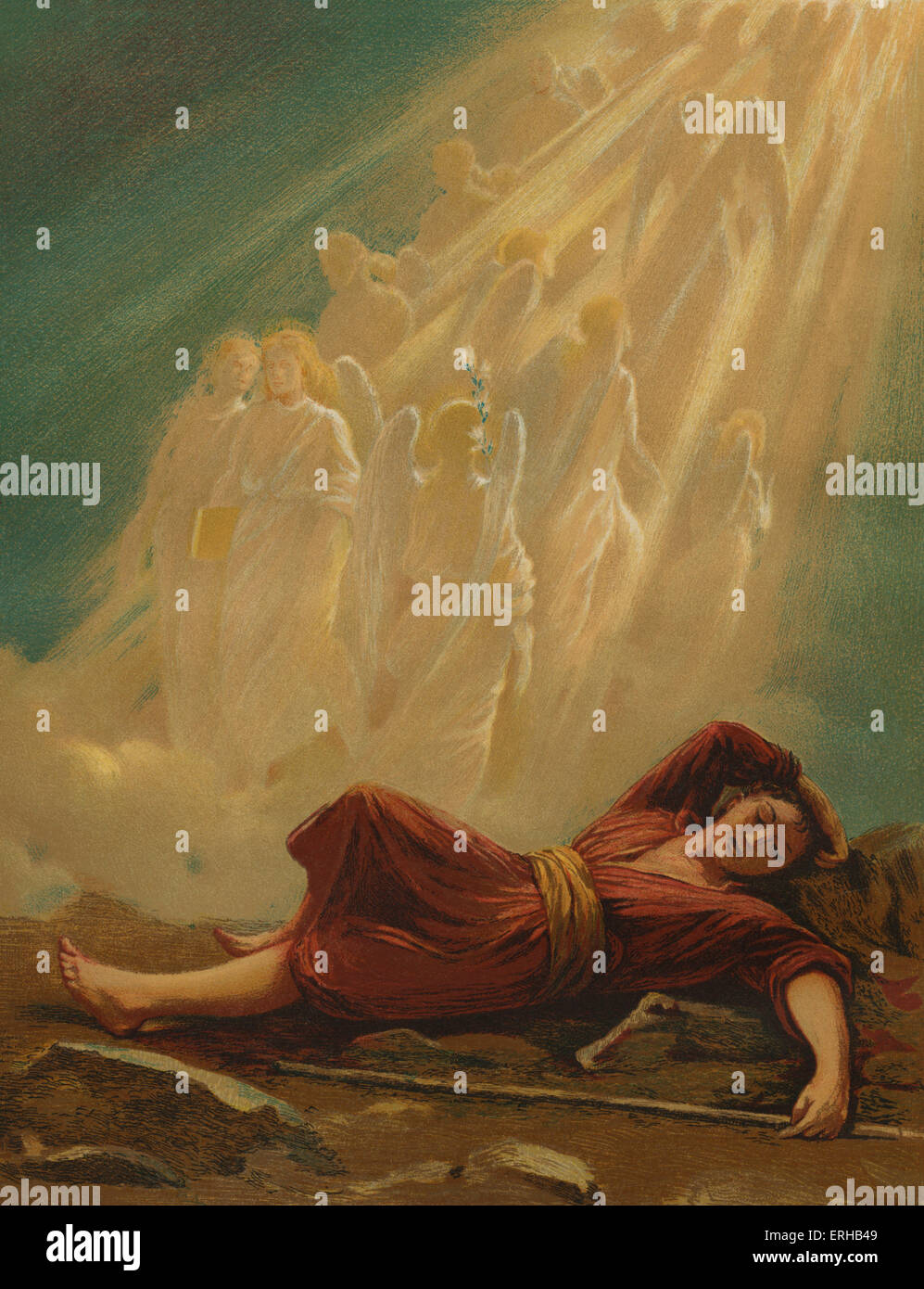 El sueño de Jacob / escalera de Jacob. Jacob sueños de escalera al