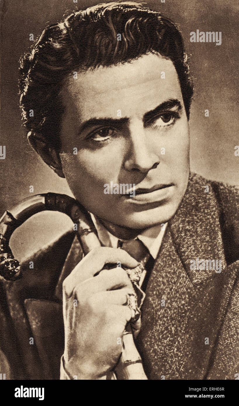 James Mason, portait. Actor inglés, 15 de mayo de 1909 - 27 de julio de 1984 Foto de stock