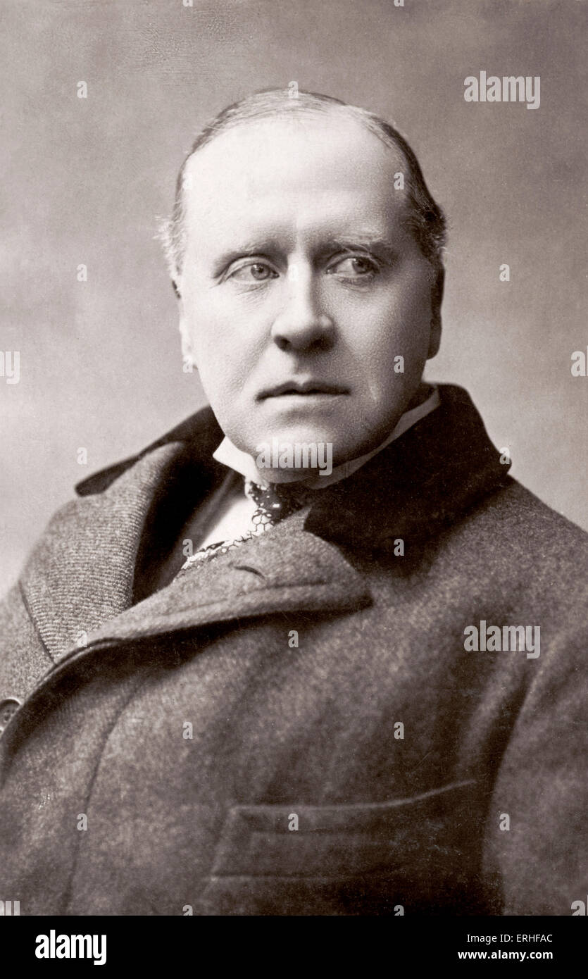 Herbert Beerbohm Tree retrato. El actor inglés-manager, 1853 - 1917 Foto de stock