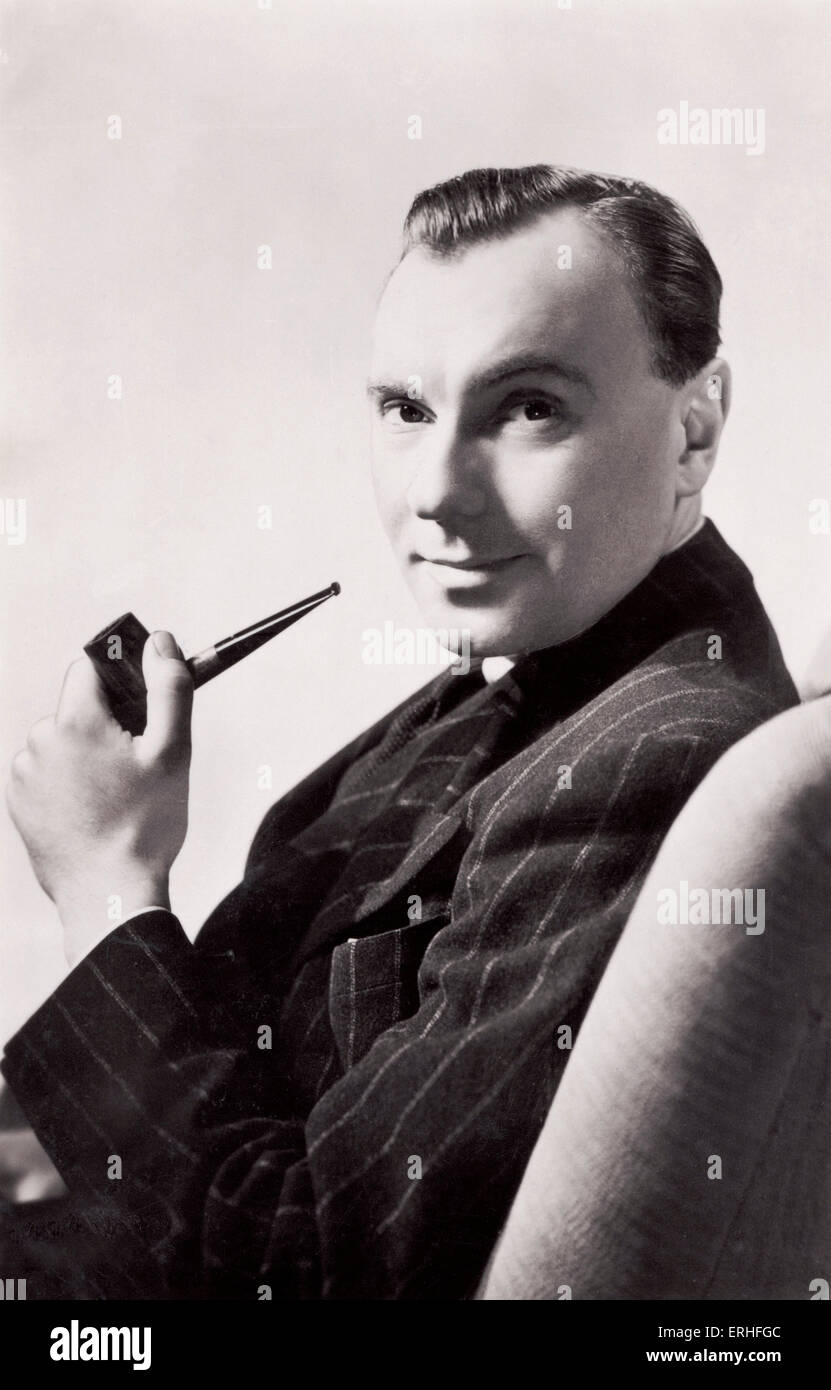 Ralph Richardson - retrato. El actor inglés, el 19 de diciembre de 1902 - 10 de octubre de 1983 - Foto: London Films Foto de stock