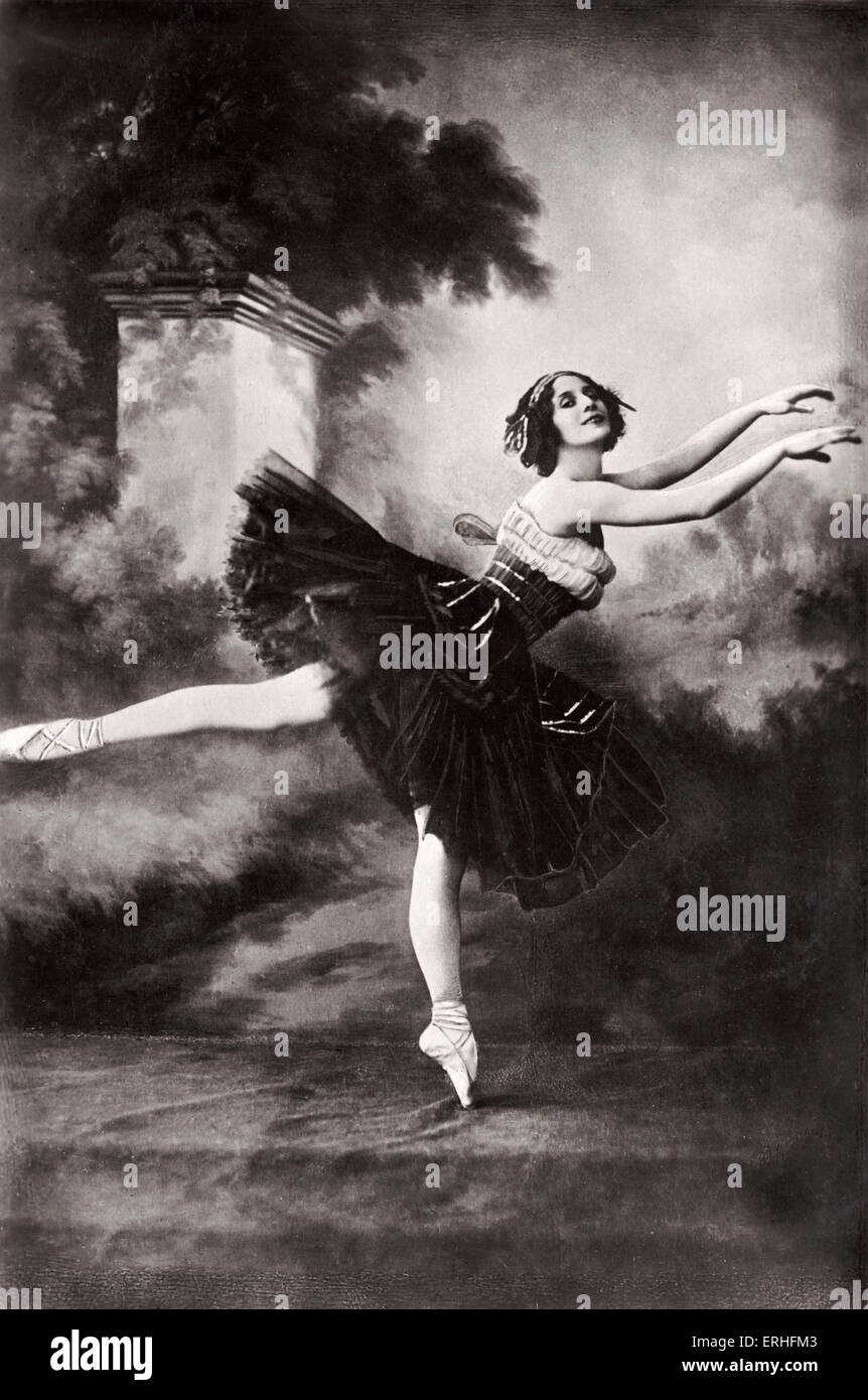 Anna Pavlova - dancing. Bailarina del ballet ruso, el 31 de enero de 1881 - 22 de enero de 1931 Foto de stock