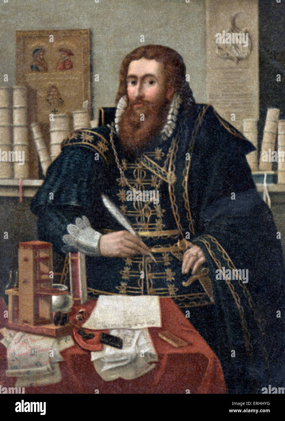 - Portraitof Johannes Gutenberg la imprenta alemana. 1398 - 13 de febrero de 1468. El primer libro de la biblia que se imprimirá con Gutenberg Foto de stock