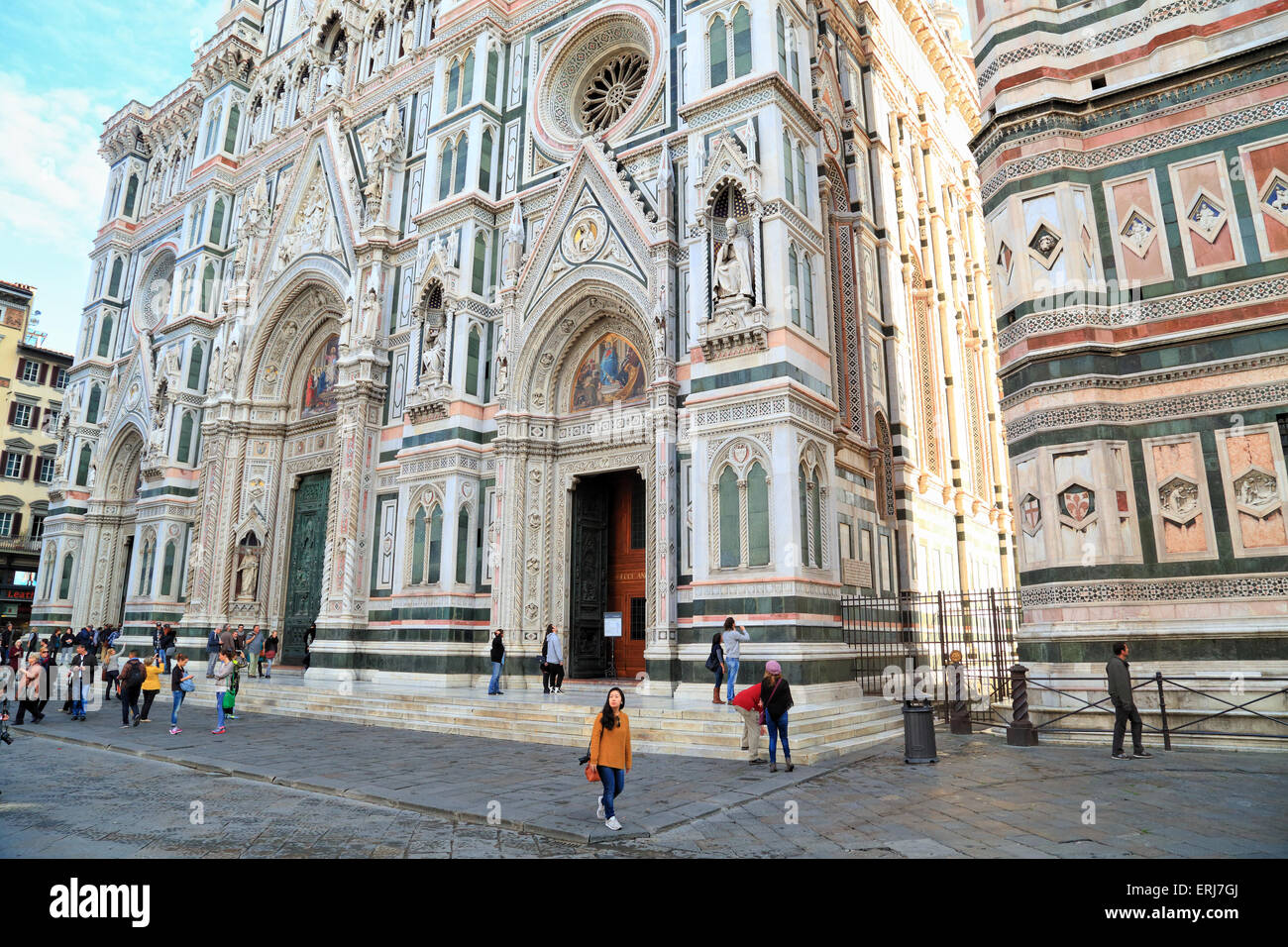 Duomo di Firenze, la Catedral de Santa Maria del Fiore, Florencia. Foto de stock