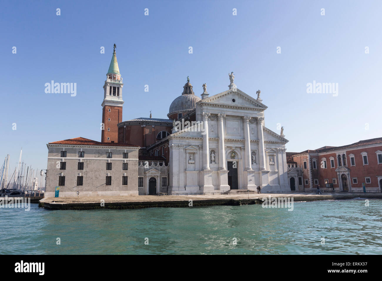 San Giorgio Maggiore, Venecia, Sitio del Patrimonio Mundial de la UNESCO, Véneto, Italia, Europa Foto de stock