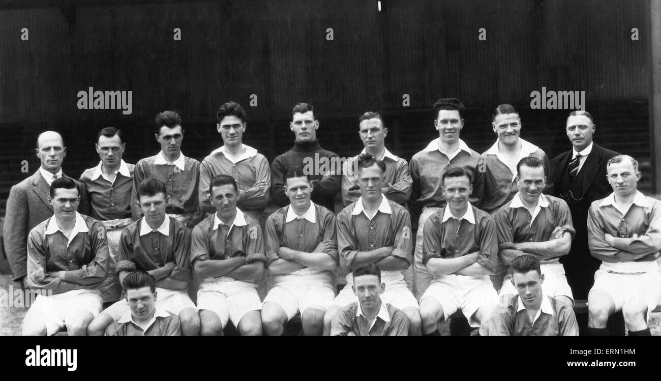 Birmingham City football team 1926 -1927. De septiembre de 1926. Foto de stock