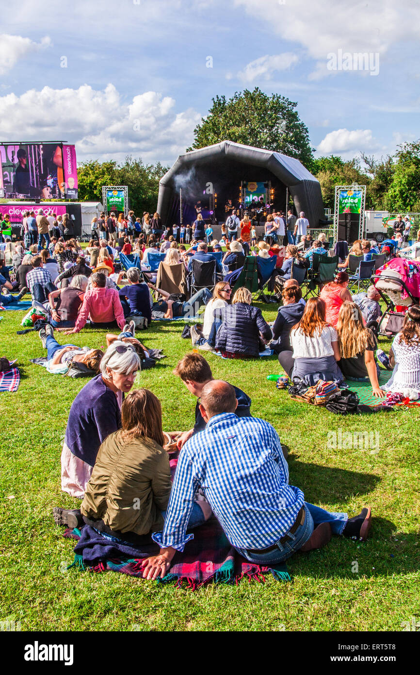 Alresford Music Festival 2015, New Alresford, Hampshire, Inglaterra, Reino Unido. Foto de stock