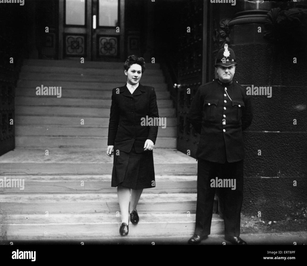 Miss Rose Heilbron abogado de derecho 30 de abril de 1946 Foto de stock