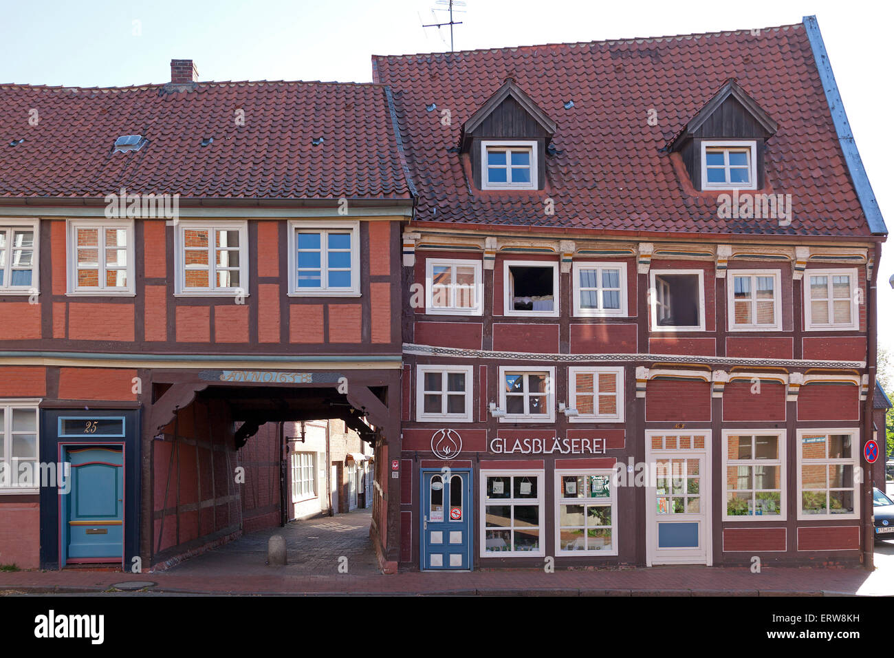 Puerta Hahnen, Stade, Baja Sajonia, Alemania Foto de stock