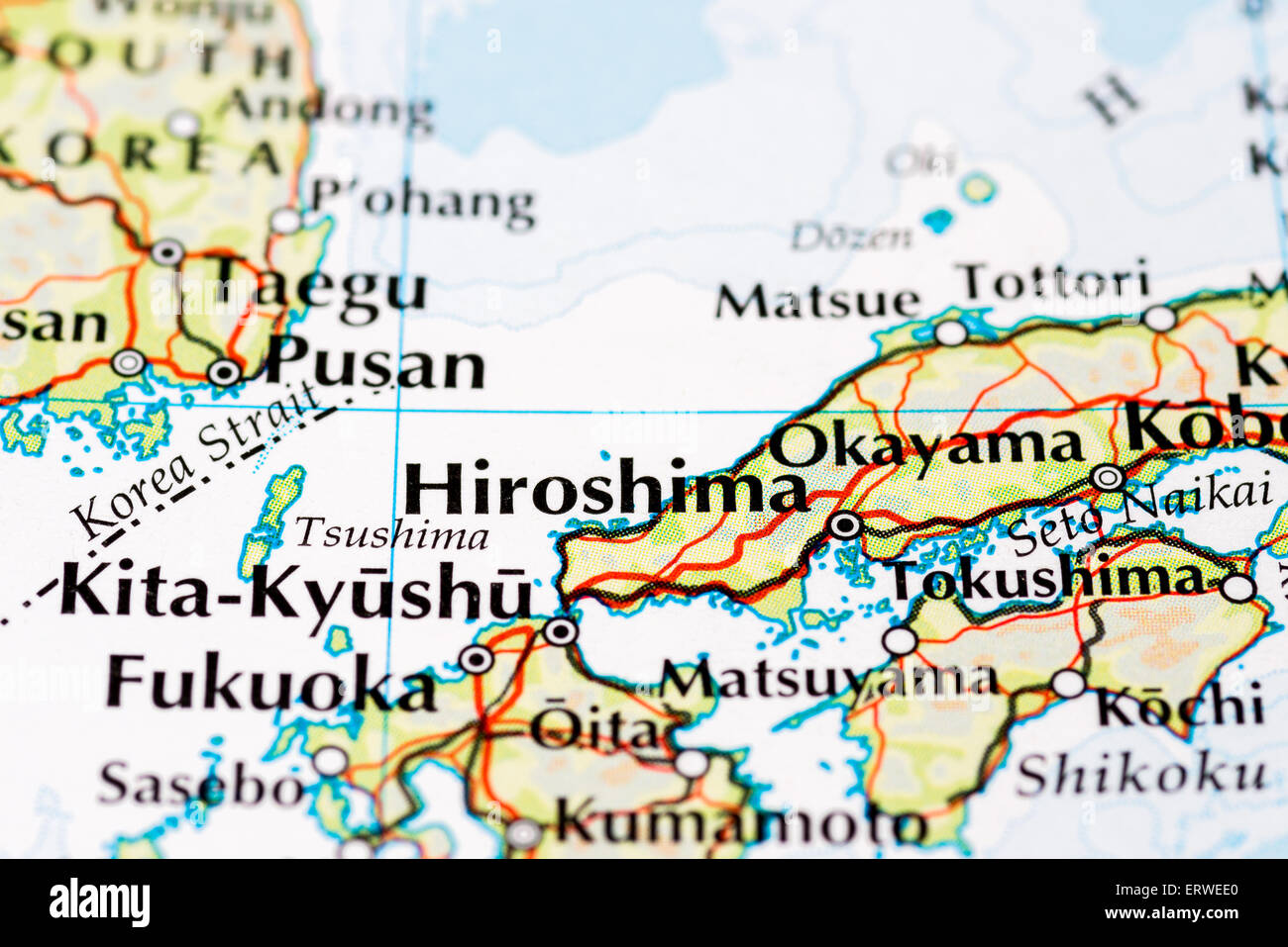 Sasebo Japan Map
