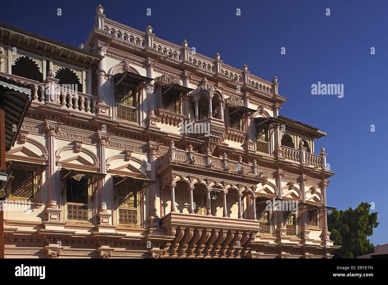 ; Shri Swaminarayan patrimonio antiguo Lord Swaminarayan Mandir construido por él mismo en el 9 de octubre de 1828 ; ; distrito Gadhda Bhavnagar Foto de stock