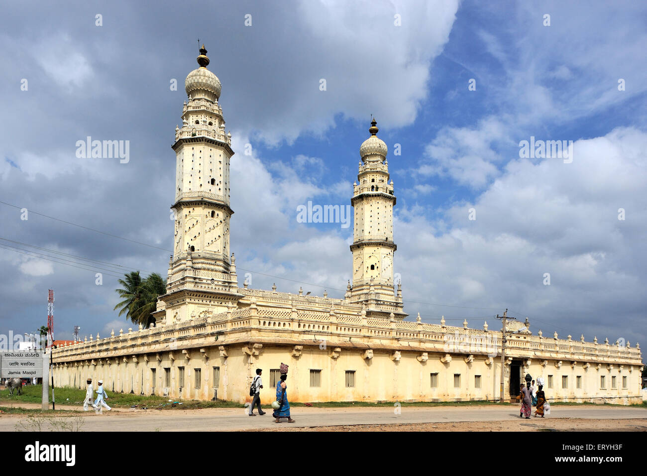 Masjid e ala o Jama Masjid , srirangapatna , mysuru , Karnataka, India Foto de stock