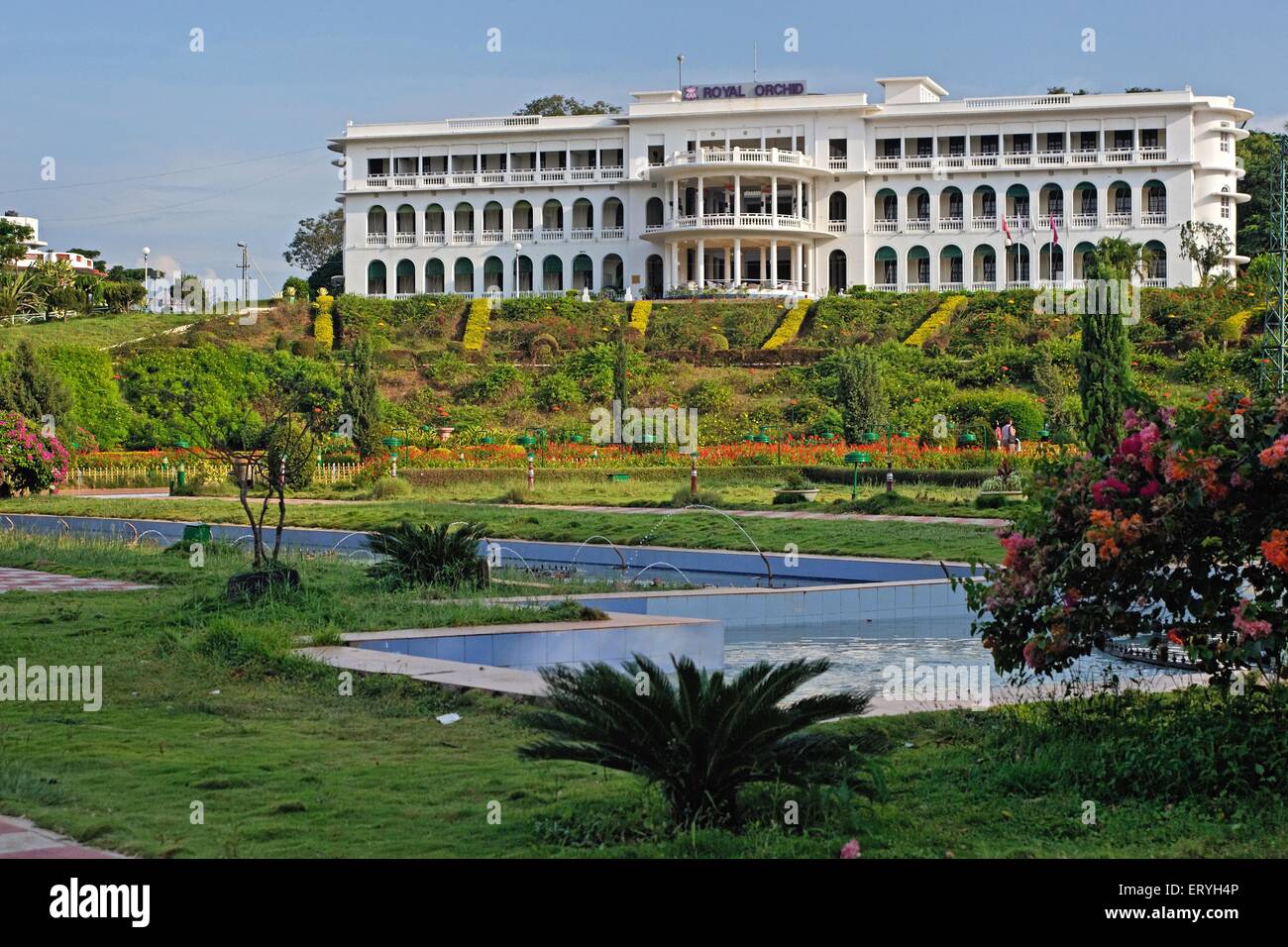 KRS , Krishna Raja Sagara , hotel , Mysore , Mysuru , Karnataka , India , Asia Foto de stock