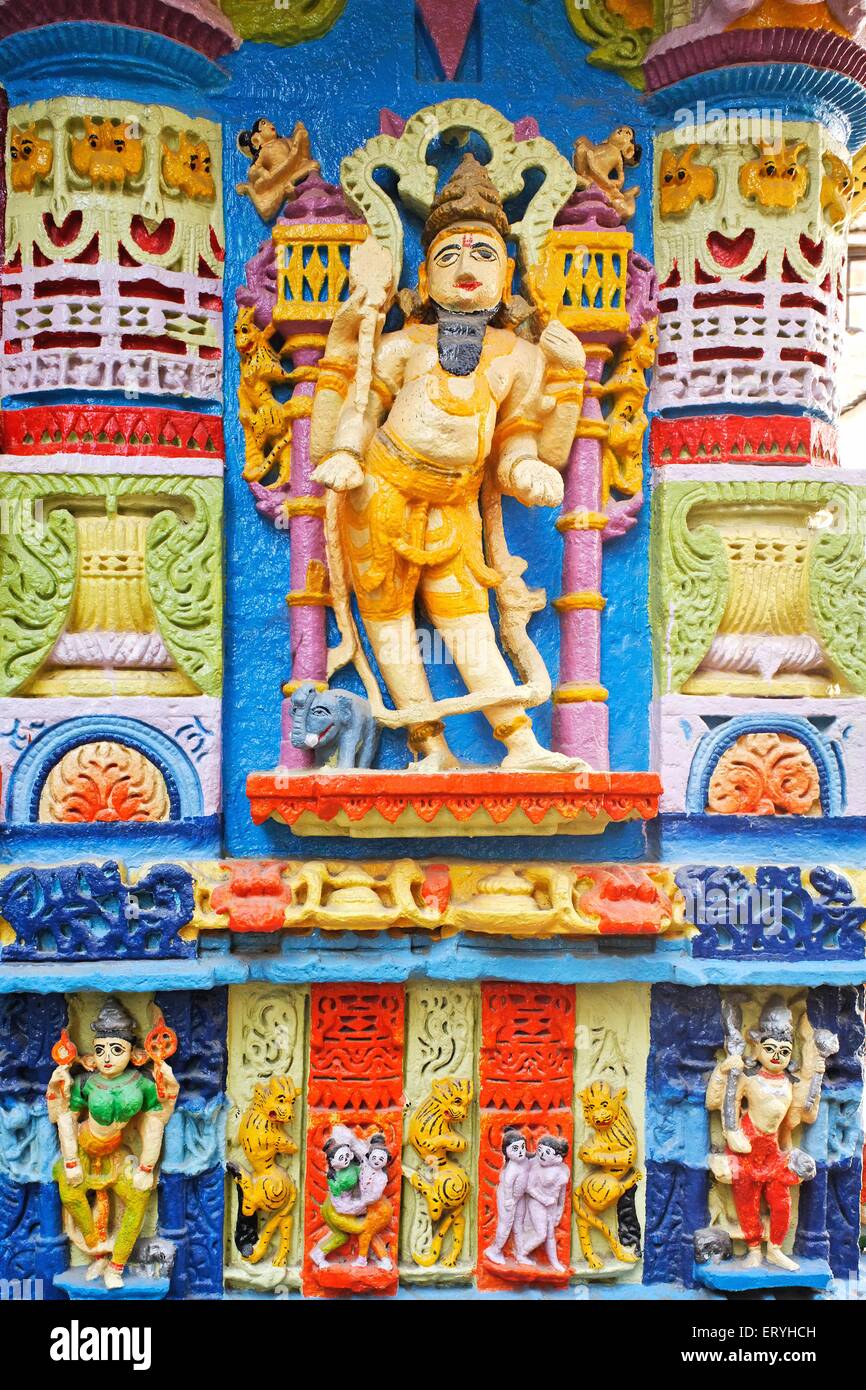 Krishna svrup vishnu templo Valam Visnagar ; ; ; ; ; Mehsana Gujarat India Foto de stock
