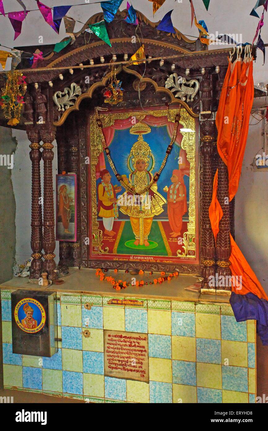 Gopalanand Swami lugar de nacimiento , Swaminarayan Temple ; Todla , Idar , EDAR , Modasa , Sabarkantha , Gujarat , India , Asia Foto de stock