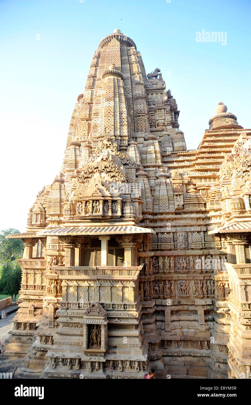 Lakshman templo Khajuraho, Madhya Pradesh, India Asia Fotografía de ...