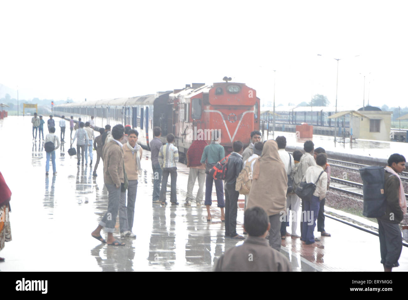 Royal Rajasthan sobre ruedas de tren khajuraho, Madhya Pradesh, India Asia Foto de stock