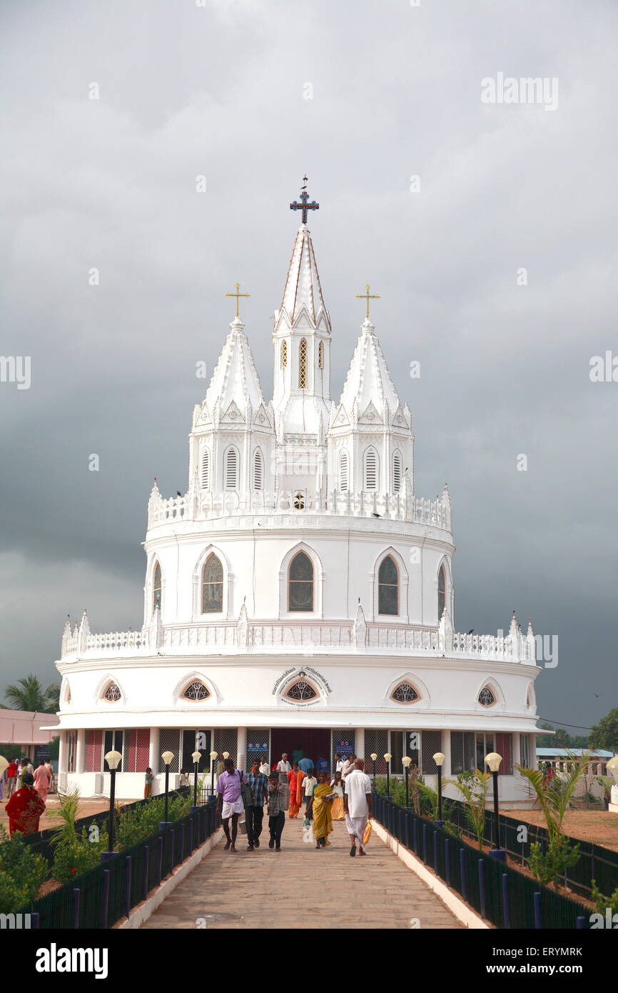 Vailankanni Velanganni Naduthittu iglesia ; ; ; ; Nagappattinam Tamil Nadu India NO PR Foto de stock