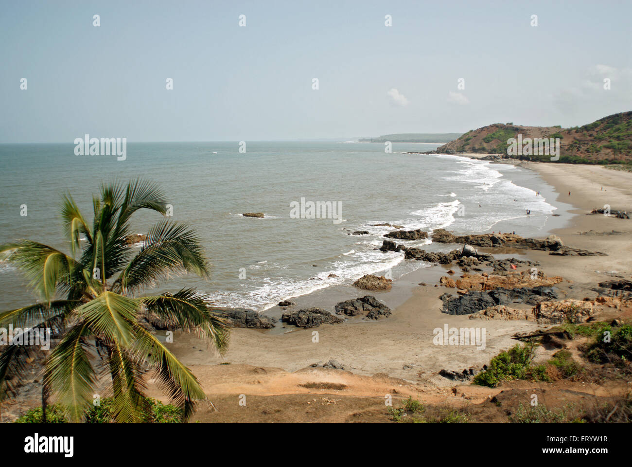 Playa Vagator Goa ; India Foto de stock