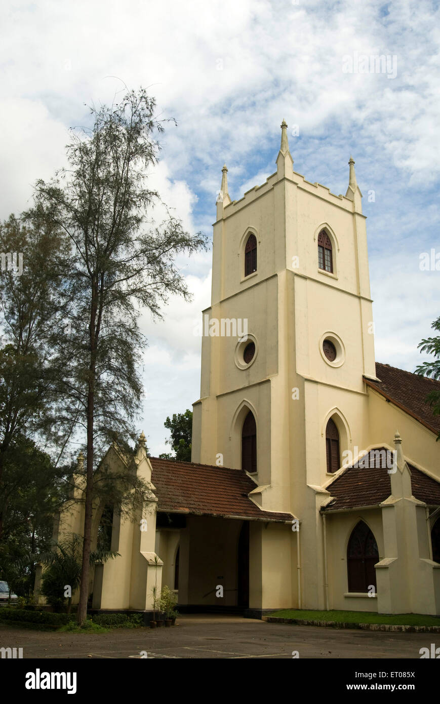 Santísima Trinidad Catedral de CSI, Catedral de Santa Trinidad de CSI, Iglesia de la Catedral de CSI, Kottayam, Kerala, India, Asia Foto de stock